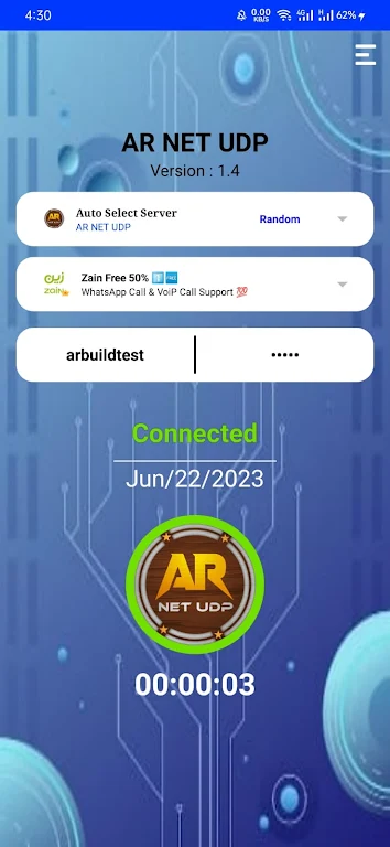 AR NET UDP - Fast Secure VPN Screenshot3