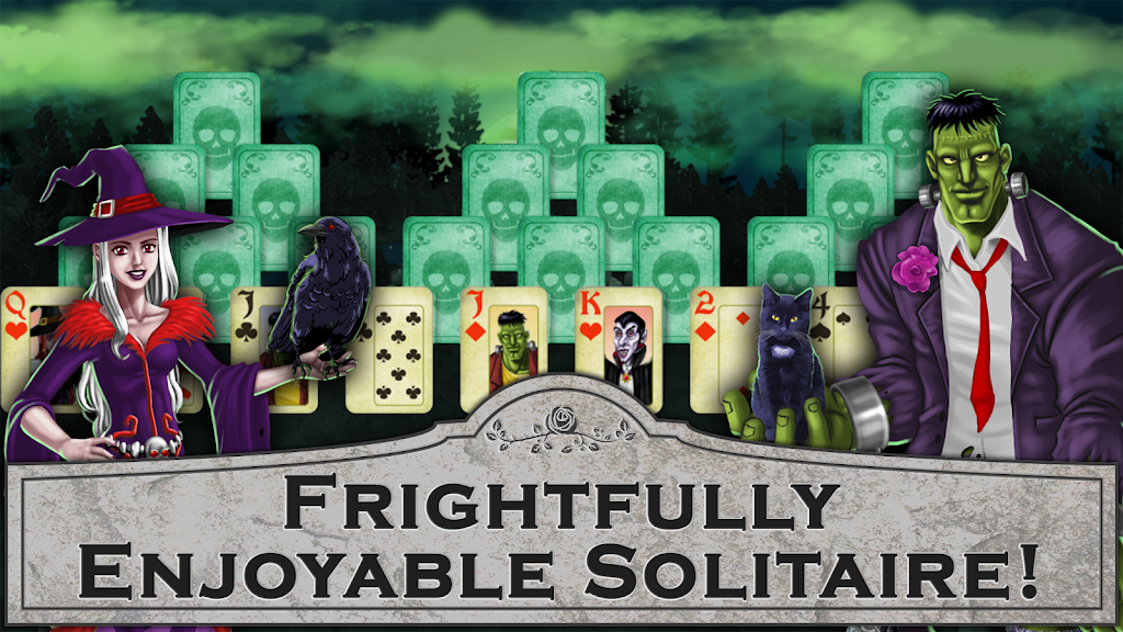 Halloween Tri-peaks Solitaire Screenshot1