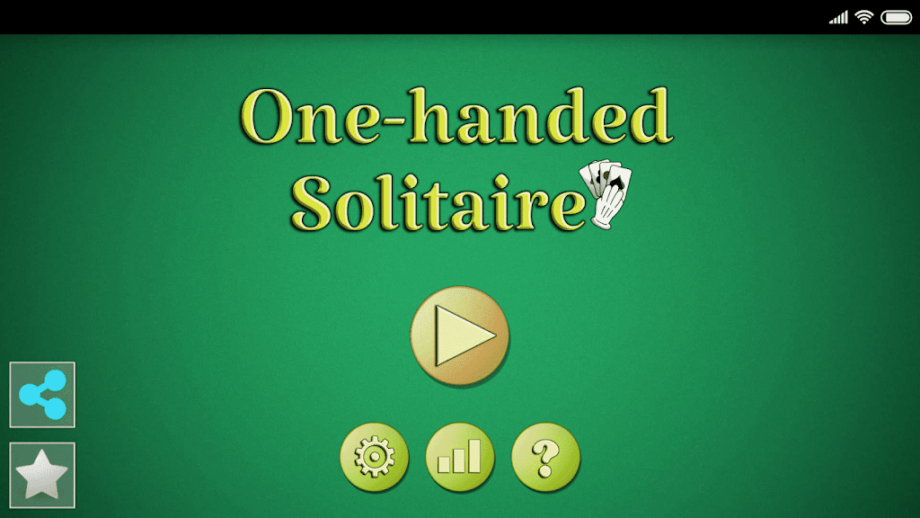 One-handed Solitaire Screenshot4