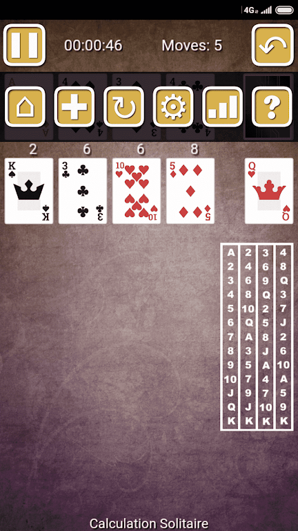 Calculation Solitaire Screenshot3