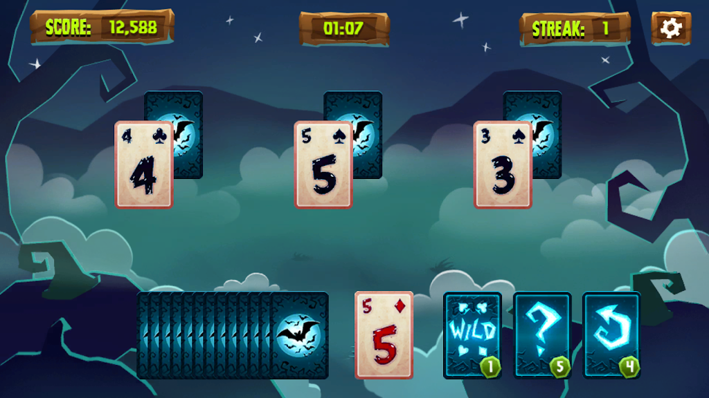 Halloween Solitaire Tripeaks Screenshot3