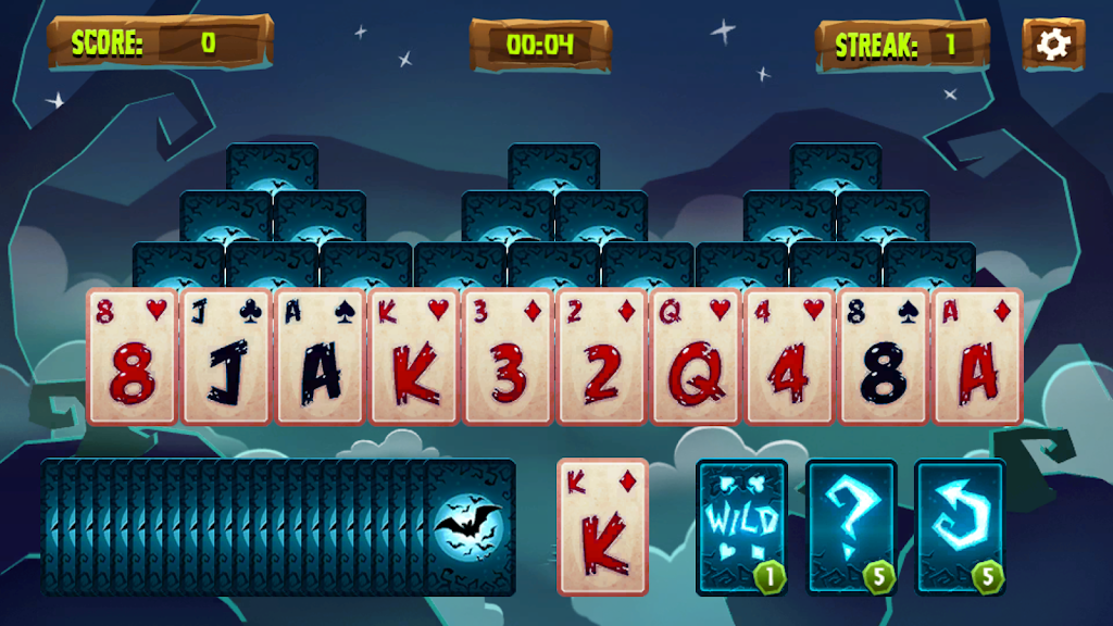 Halloween Solitaire Tripeaks Screenshot2