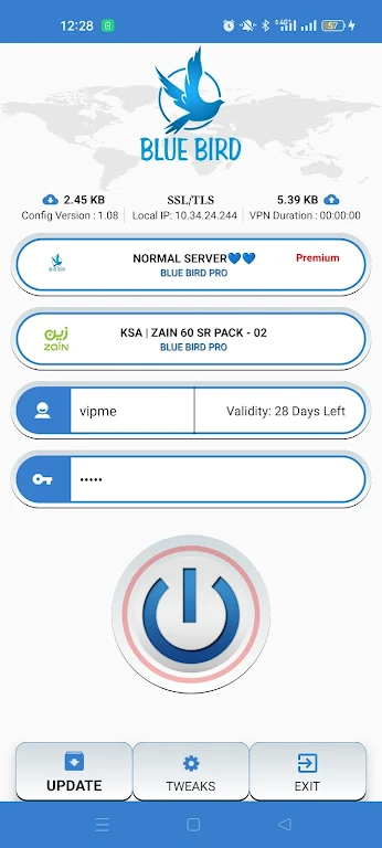 BLUE BIRD PRO - Secure VPN Screenshot2