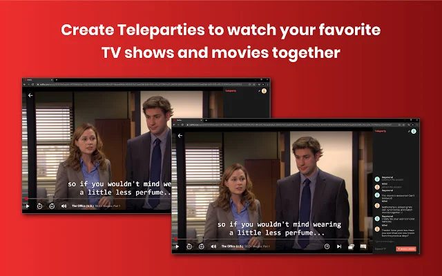 Teleparty - Netflix Party Screenshot2