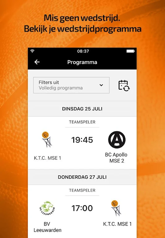 Basketball.nl Screenshot1