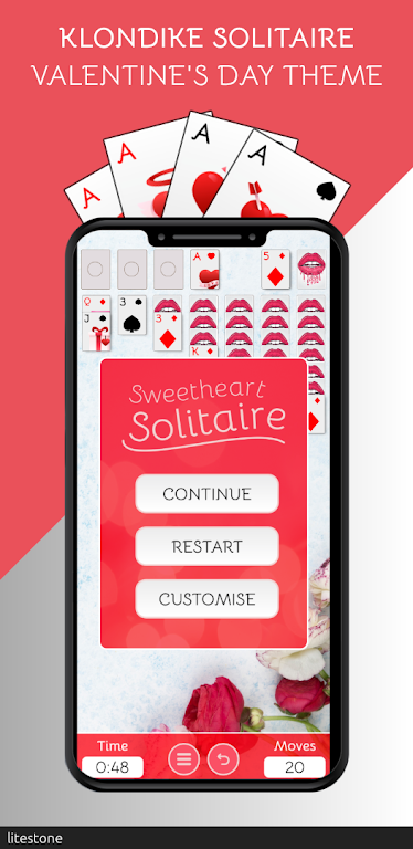 Solitaire - Valentine's Day Screenshot3