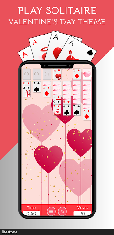 Solitaire - Valentine's Day Screenshot1