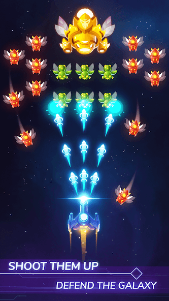 Galaxy Shooter - Arcade Sky Fo Mod Screenshot1