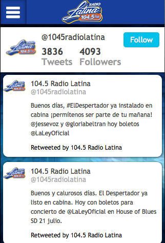 Radio Latina 104.5fm Screenshot1