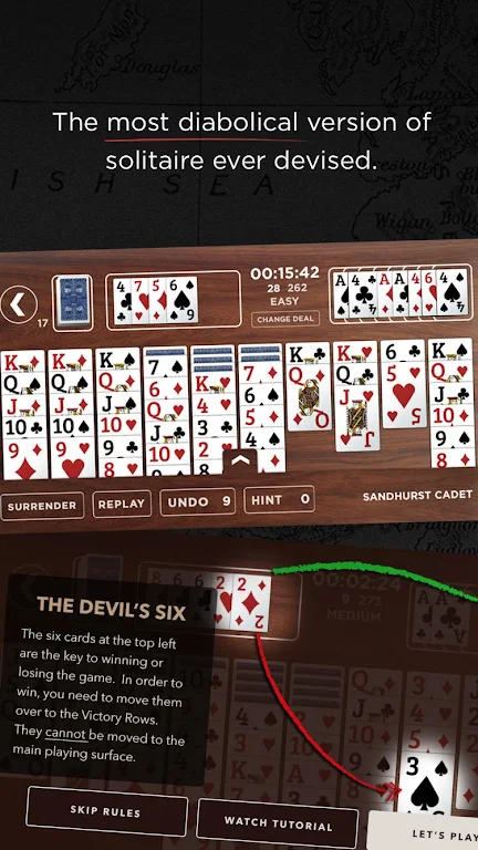 Churchill Solitaire Card Game Screenshot1