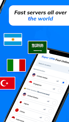 Super VPN - Fast Private Proxy Screenshot3