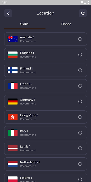 France VPN - Fast VPN Proxy Screenshot4