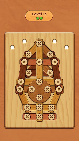 Wood Screw Puzzle Mod Screenshot1