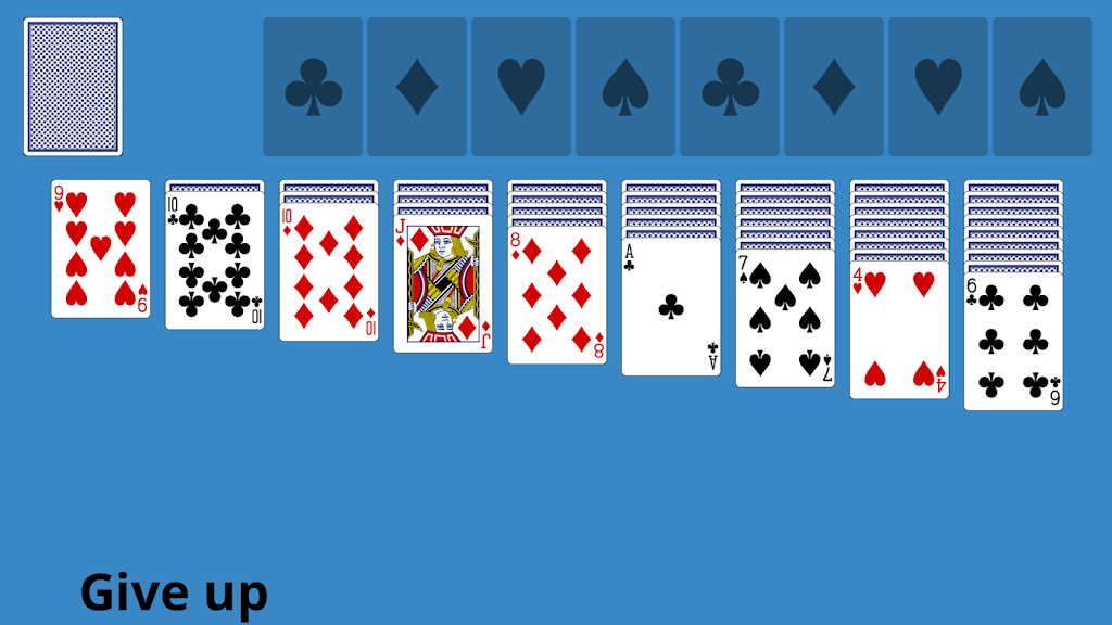 Solitaire Klondike Two Decks Screenshot1