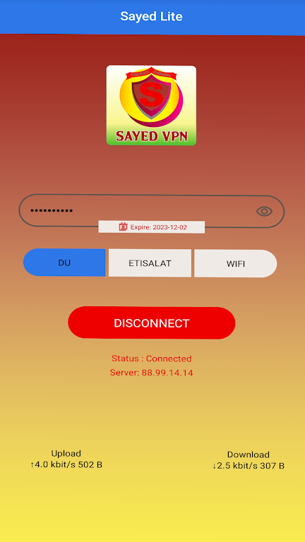 Sayed VPN - CyberGuard Screenshot2