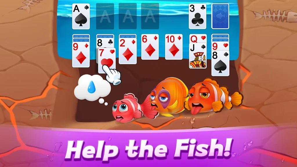 Solitaire 3D Fish Screenshot1