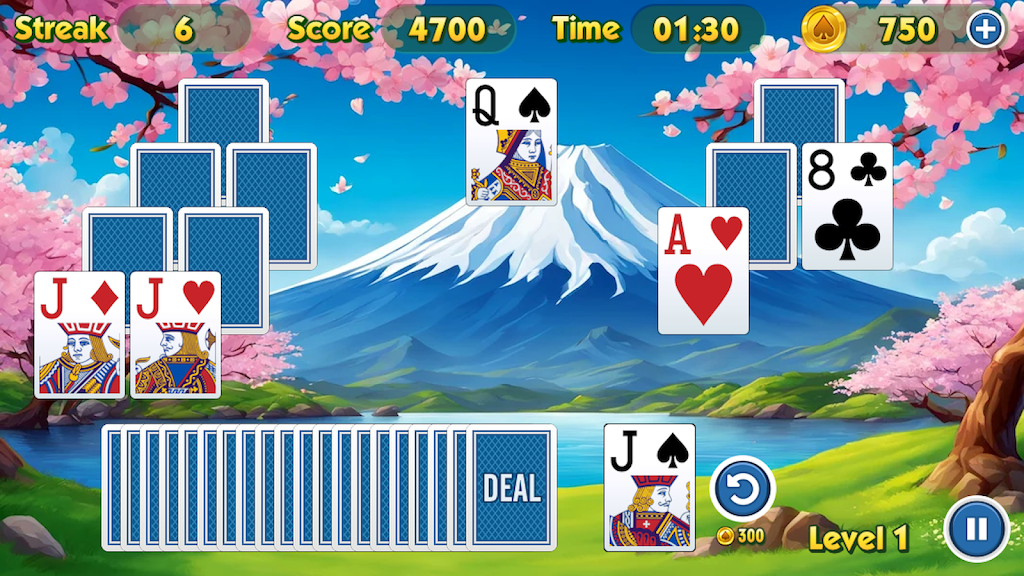 TriPeaks Solitaire Challenge Screenshot4