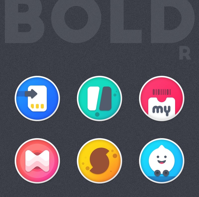 Boldr Icon Pack Screenshot2