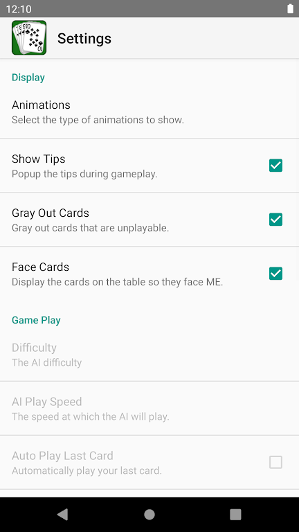 Ten (Card Game) Screenshot3