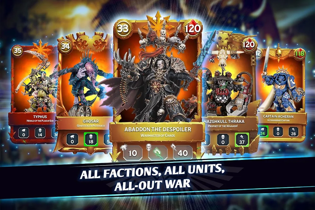 Warhammer Combat Cards - 40K Screenshot1