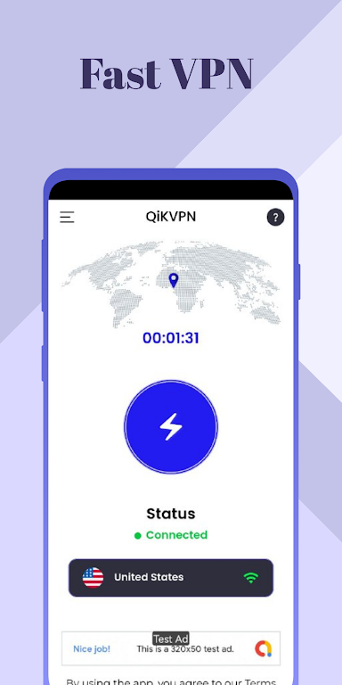 Qik VPN - Fast & Secure Proxy Screenshot2