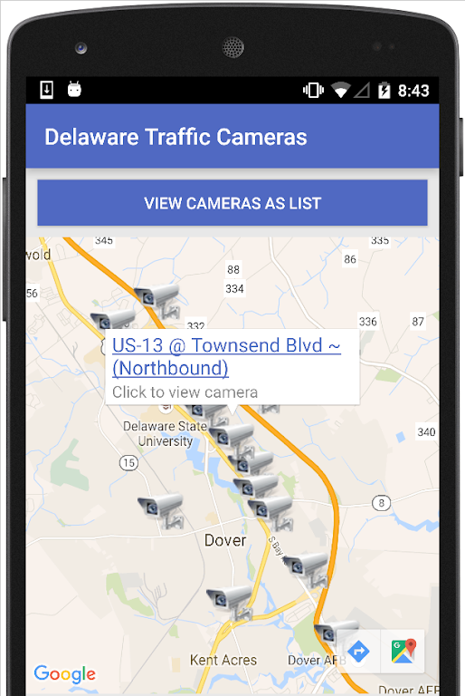 Delaware Traffic Cameras Screenshot2