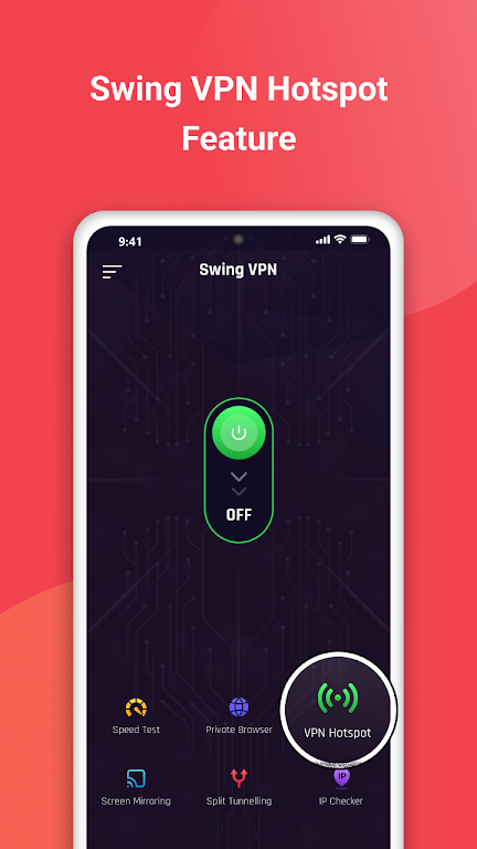 Hotspot for Swing VPN Screenshot1