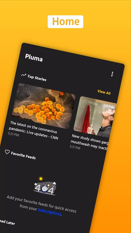 Pluma RSS Reader Screenshot1