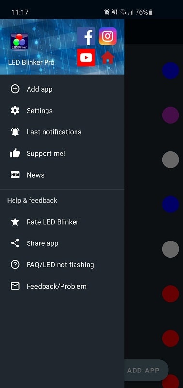 LED Blinker Notifications Pro Screenshot2