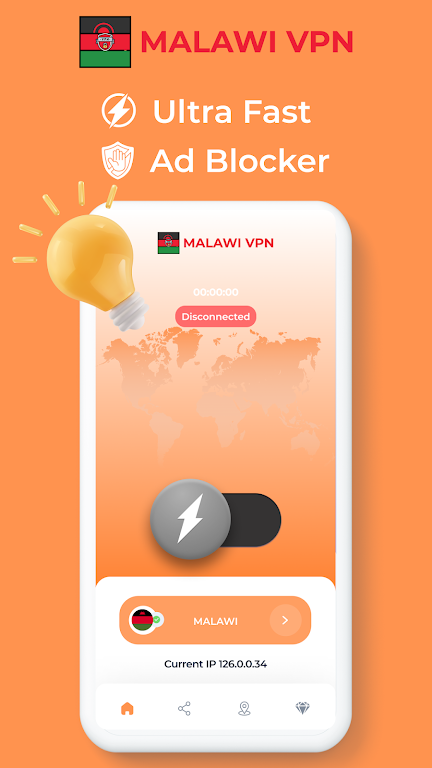 Malawi VPN - Private Proxy Screenshot2