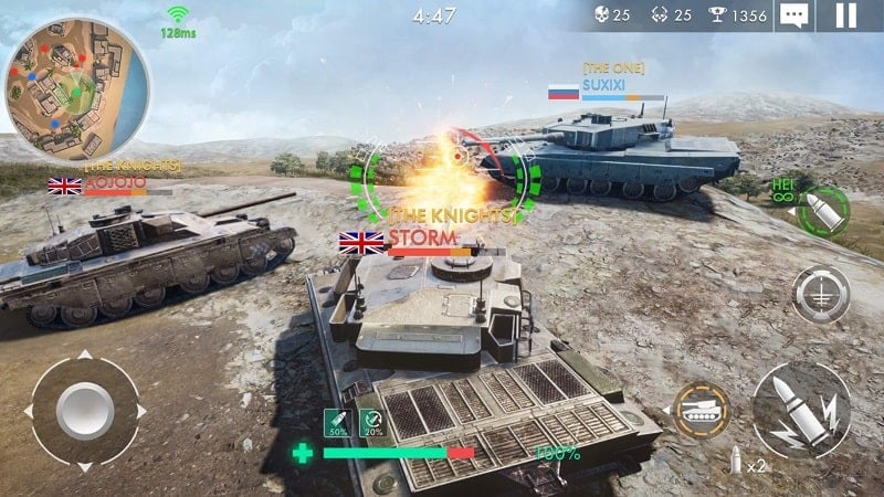 Tank Warfare: PvP Blitz Game Screenshot3