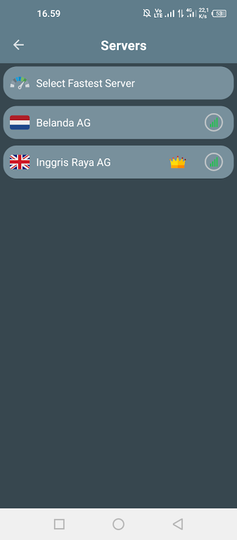 AERO VPN Internet 4G 5G Screenshot2