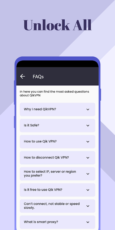 Qik VPN - Fast & Secure Proxy Screenshot4