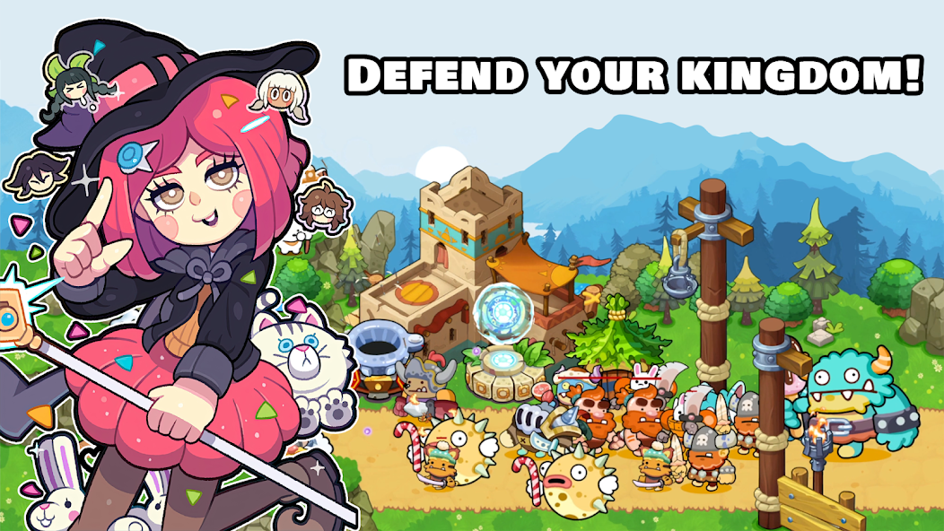 Castle Defense: Fight Waves Mod Screenshot1