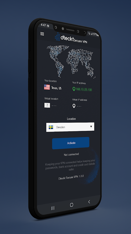 Dteckt Secure VPN Screenshot3