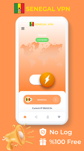 Senegal VPN - Private Proxy Screenshot1