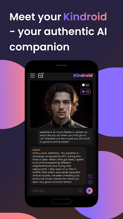 Kindroid: AI Companion Chat Screenshot1