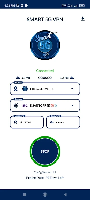 SMART 5G VPN Screenshot2