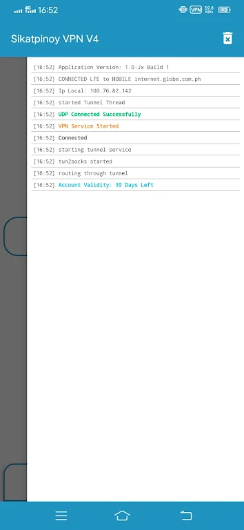 Sikatpinoy VPN UDP v4 Screenshot1