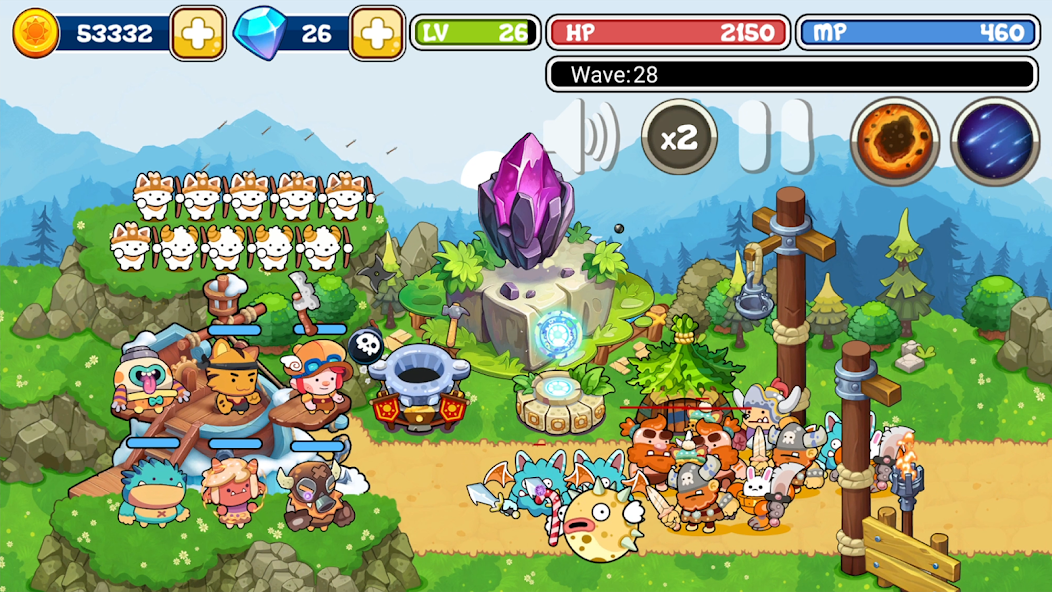 Castle Defense: Fight Waves Mod Screenshot4