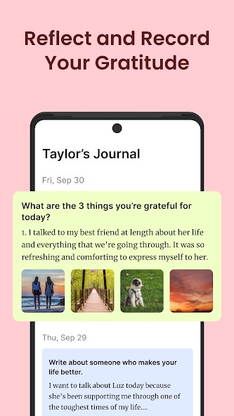 Gratitude: Self-Care Journal Mod Screenshot3