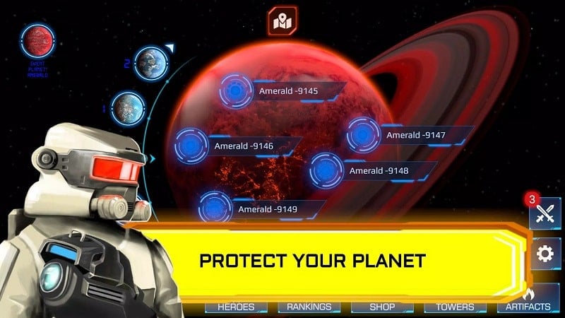 Planet TD Tower Defense Game Screenshot1