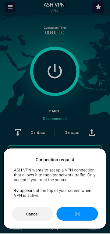 ASH VPN - LifeTime VPN Screenshot1