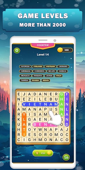 Word Search Game: Offline Mod Screenshot3