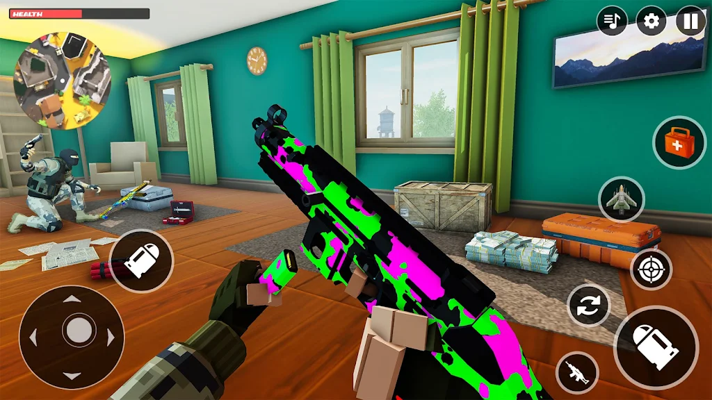 FPS War Poly Gun Shooting Game Screenshot3