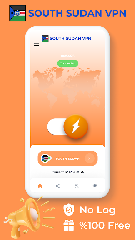 South Sudan VPN -Private Proxy Screenshot2