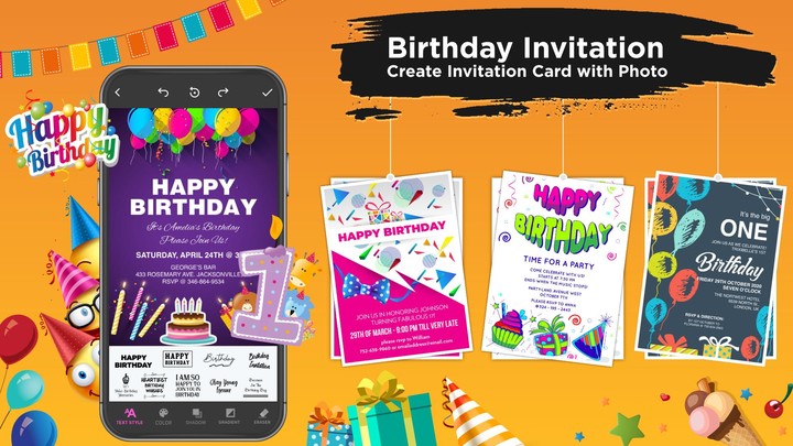 Invitation maker & Card Design Mod Screenshot3