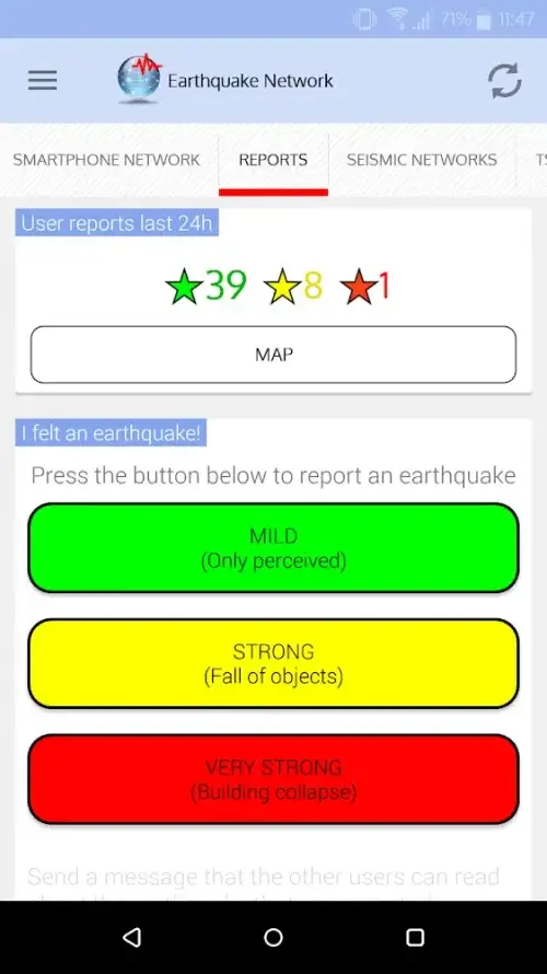 Earthquake Network Pro Screenshot4