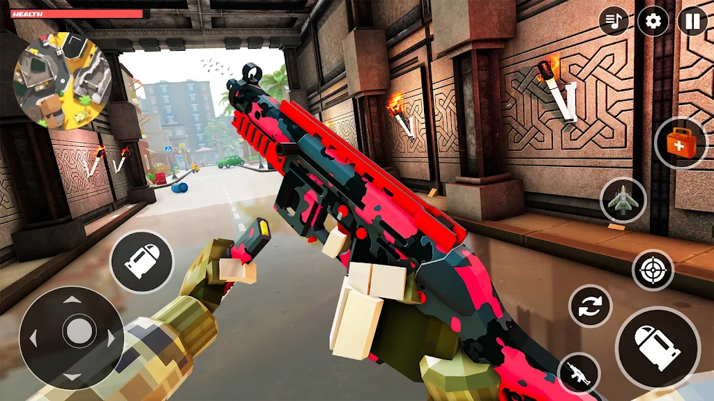 FPS War Poly Gun Shooting Game Screenshot2