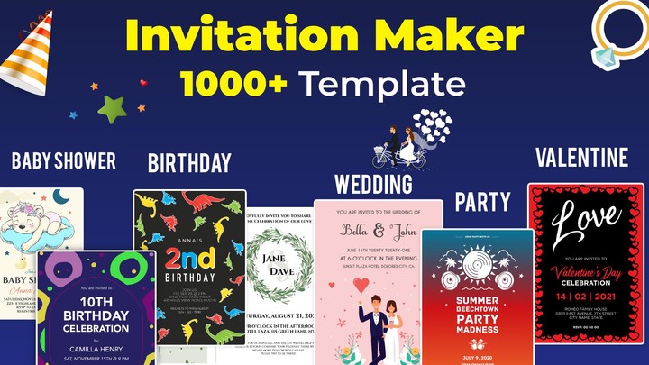 Invitation maker & Card Design Mod Screenshot1